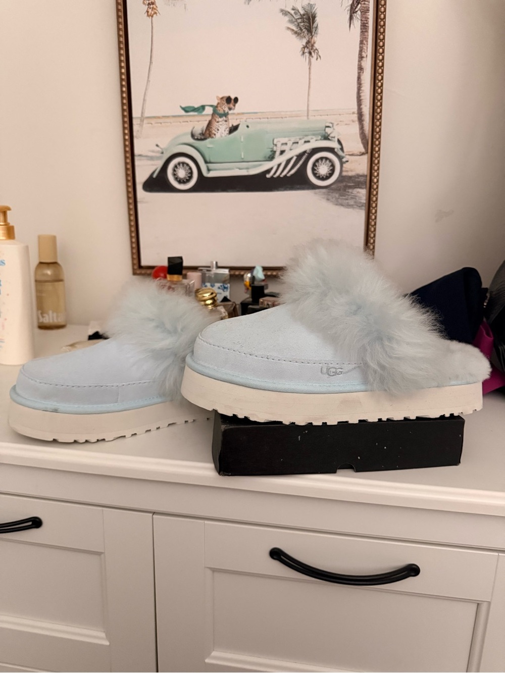 UGG Disquette Chalet Slippers - Light Blue